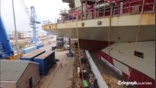 Onboard the Royal Navy war ship of the future, HMS Queen Elizabeth