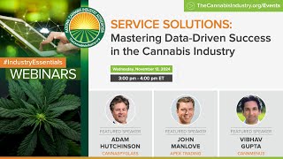 Service Solutions | 11.13.24 | Mastering Data-Driven Success in the Cannabis Industry