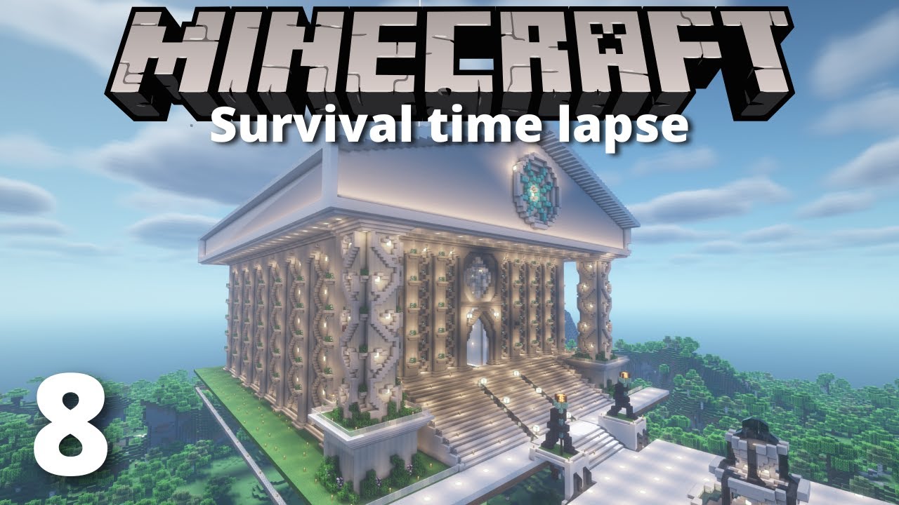 BIG PROGRESS on the MEGA BASE | Survival Time Lapse #8 - YouTube