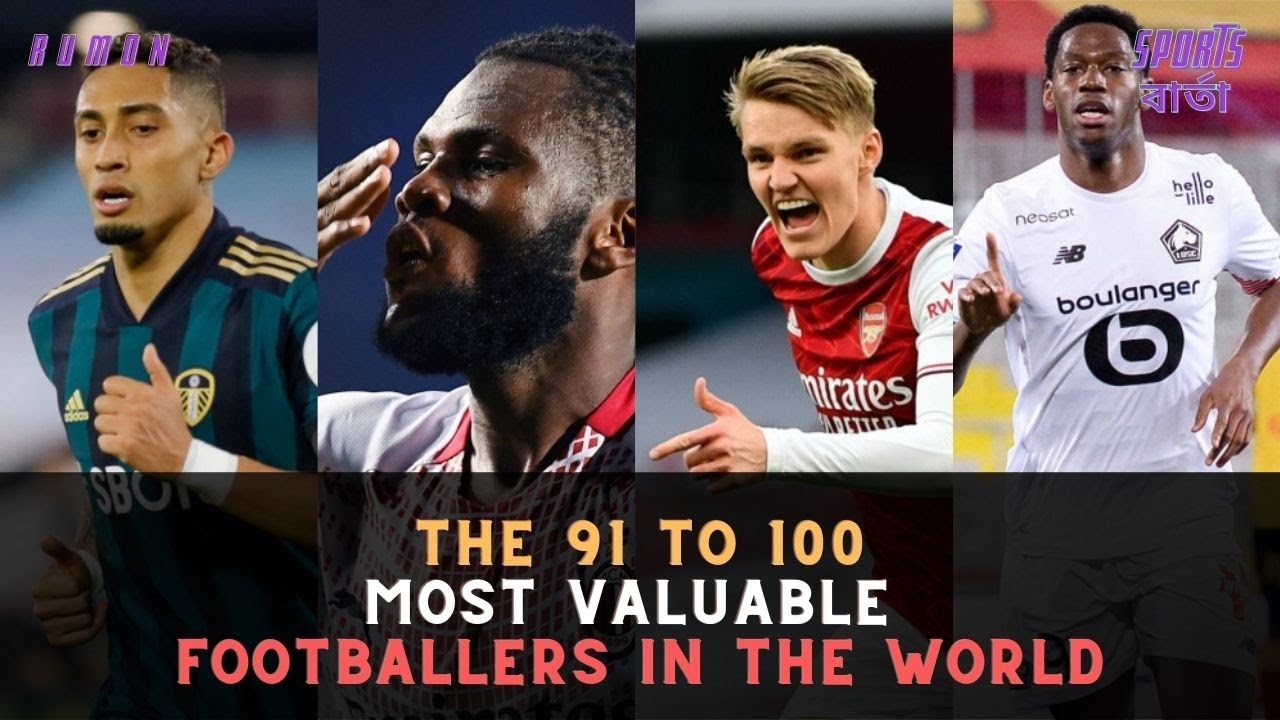 Most Valuable Players in Football 2022 (91 - 100) | Most Valuable Footballers from 91 to 100 in 2022