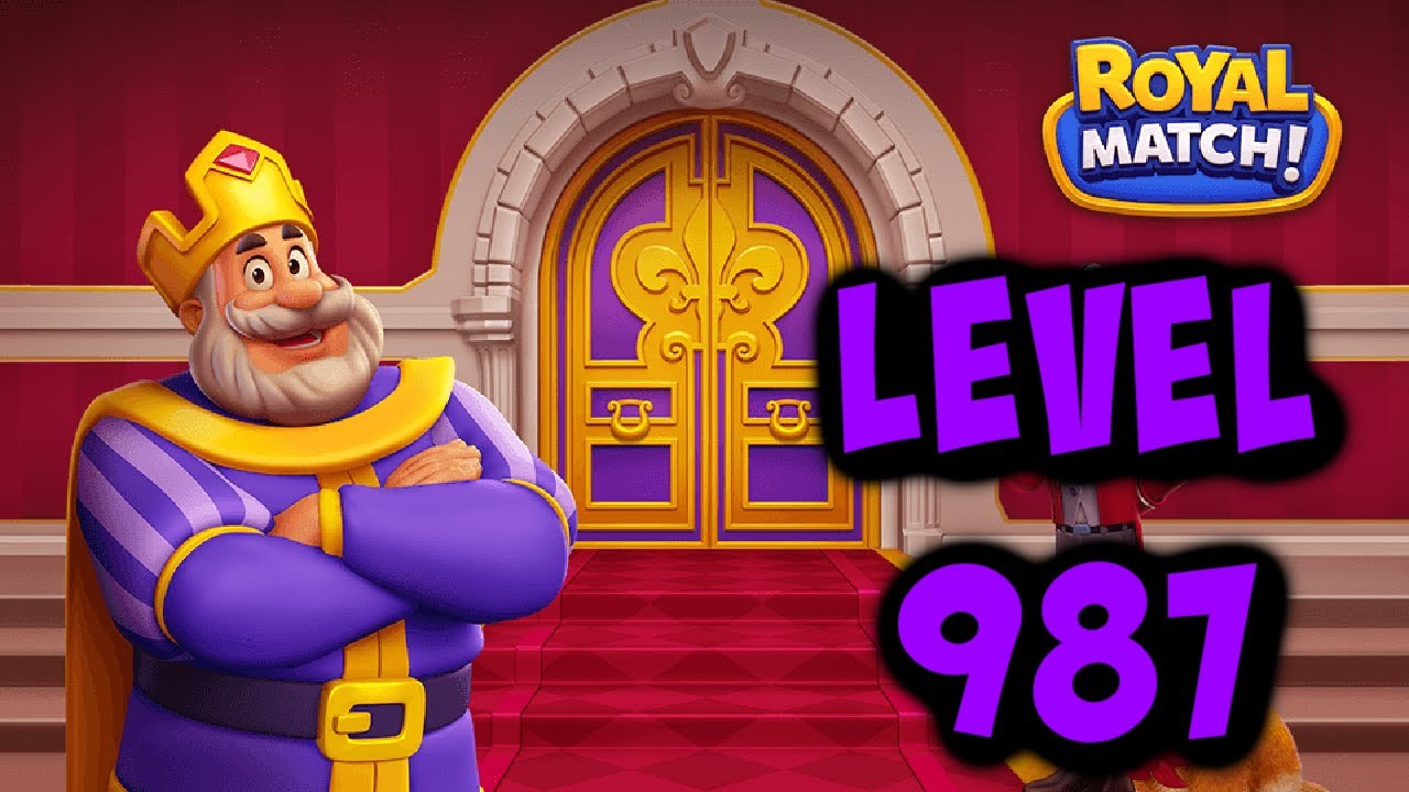 Royal Match level 987 Gameplay & Walkthrough (Iphone 13 pro max)