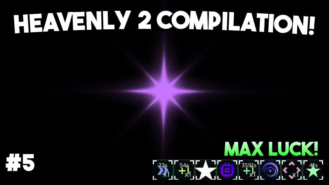 what-i-got-using-15x-heavenly-potion-2-with-max-luck-compilation-in