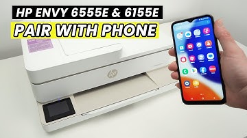 How to Wifi Setup Your Phone With the HP ENVY 6555e & 6155e Printer