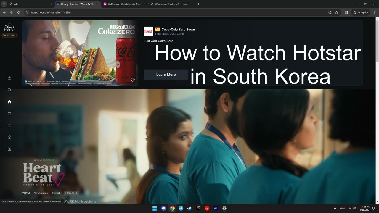 How to Watch JioHotstar in South Korea February 2026