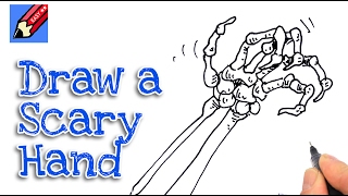 How to draw a Skeleton Hand for Halloween Real Easy(Learn how to draw a Skeleton Hand real easy for kids and beginners with Shoo Rayner, the author of Everyone Can Draw - the book that teaches you how to ..., 2011-10-29T10:32:11.000Z)