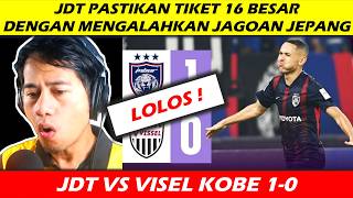 SURPRISING!! DEFEATING VISEL KOBE, JDT QUALIFIES THE TOP 16 OF THE CLUB
