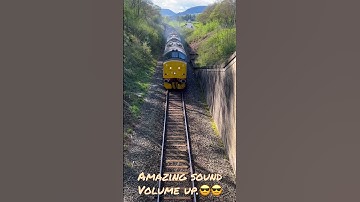 Best sounding train ever. Volume up to the max.💪🏼💪🏼😎😎😎 #shortsvideo #trains #shortvideo