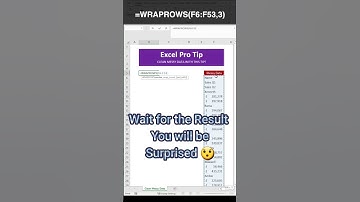 Turn Your Unorganised Data into a Neat Table using Excel Formula
