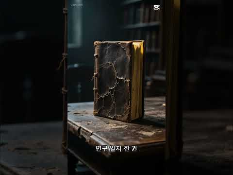 100년이 넘은 연구 일지 한 권