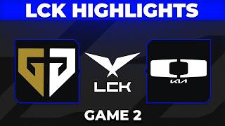 GEN vs DK Game 2 Highlights | LCK 2026 Rounds 3-4 | Gen.G vs Dplus KIA