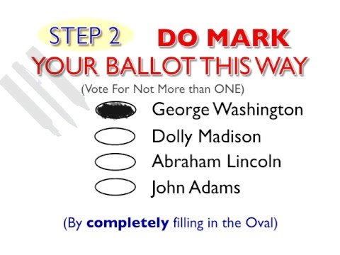 How to Mark Your Optical Scan Ballot