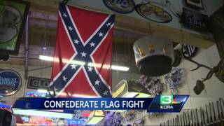 Fight over Confederate flag at Elk Grove business ends peacefully