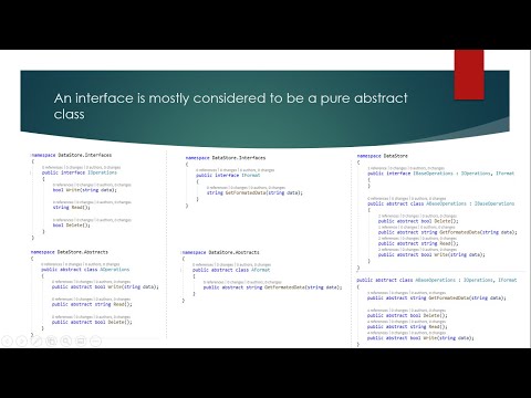 C# Abstract Classes - Quick Example