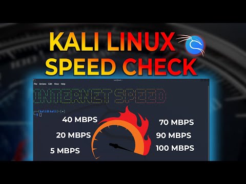 Check Internet Speed With Kali Linux Terminal [ Bangla ]