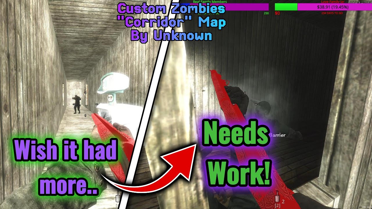 Custom Zombies Solo▐ "Corridor" Map Completed