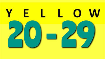 YELLOW - Level 20,21,22,23,24,25,26,27,28,29 Walkthrough and Solution