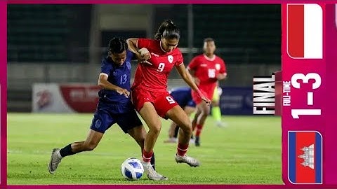 CAMBODIA 1-3 INDONESIA. HIGHLIGHT AFF WOMEN S CUP 2024 FINAL MATCH