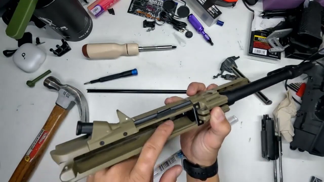 [Airsoft] Salvo Precision MCX Spear LT V1 GBBR How to Remove Outer Barrel from Upper Receiver