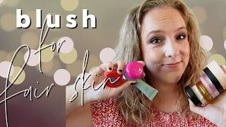 BEST BLUSH FOR FAIR SKIN // What are the best blush colors for fair skin?