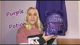 purple potion disney backpack
