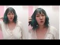 No bra challenge while trying my new shein hair wig