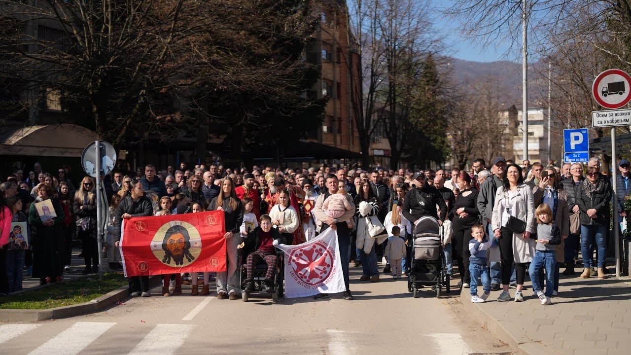 Литија у Недељу Православља у Прибоју 