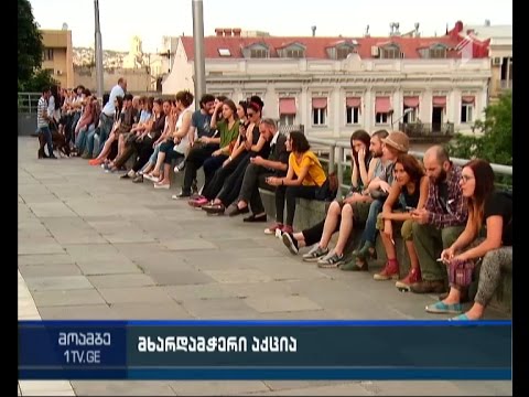 ზოოპარკის დირექტორის მხარდასაჭერი აქცია კანცელარიასთან