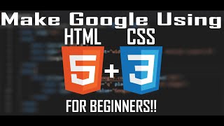 Create Google-Style Search Page | HTML & CSS Tutorial | Beginner's Guide | Part 2/2