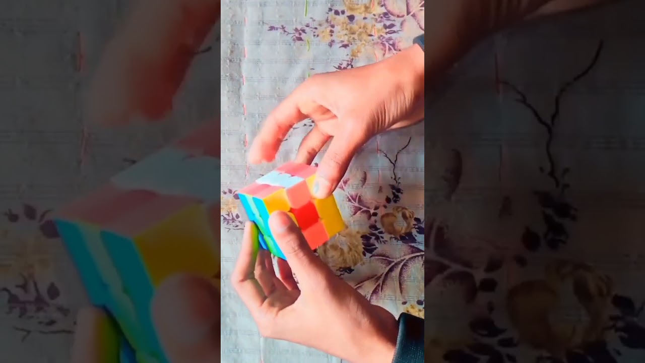 How to make checkerboard pattern in Rubik's cube 