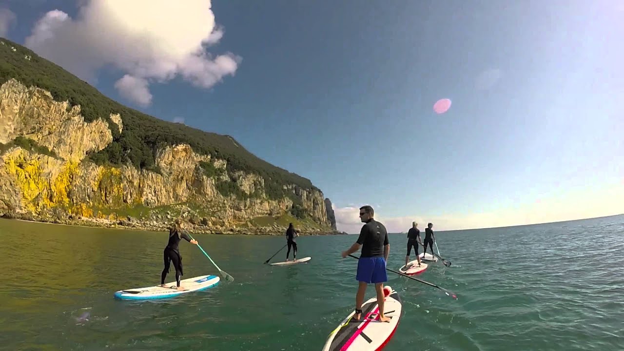 Travesía en Sup  paddle surf faro del Caballo en Santoña