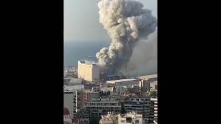 Explosion Happened in Lebanon  Beirut Port