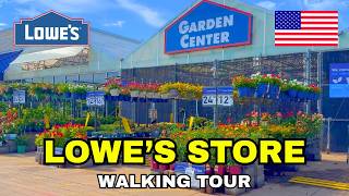 Lowe's Home Improvement Store Walking [4K] | No Talking Virtual Walk