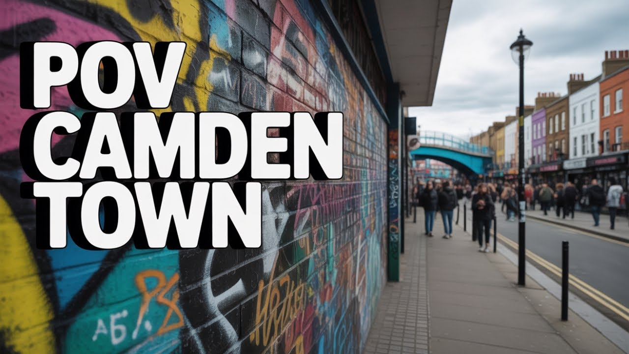 POV: Walking Through Camden Town London | Street Life & Market Vibes | 4K