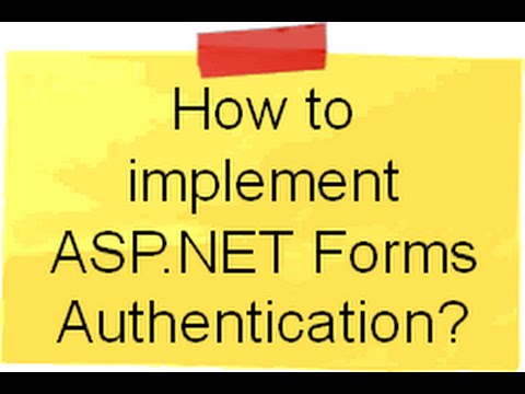 Implement ASP.NET Forms Authentication | Forms Auth in ASP.NET | ASP.NET Interview Questions