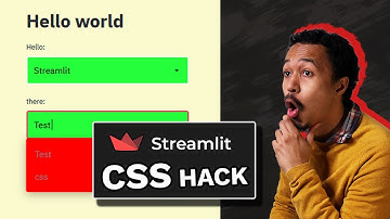 4 ways of STYLING Streamlit widgets