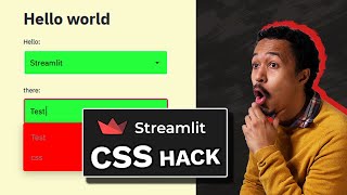 4 ways of STYLING Streamlit widgets