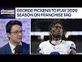 George Pickens to play 2026 season on franchise tag