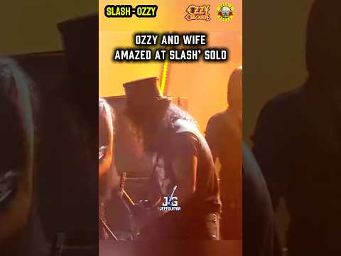 Slash Performs Crazy Train With Myles. Ozzy's and Sharon's Reactions Are Priceless.