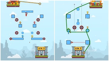 ROPE PUZZLE FUNNY GAME #18 | 3D GAME PLAY ON ANDROID/IOS