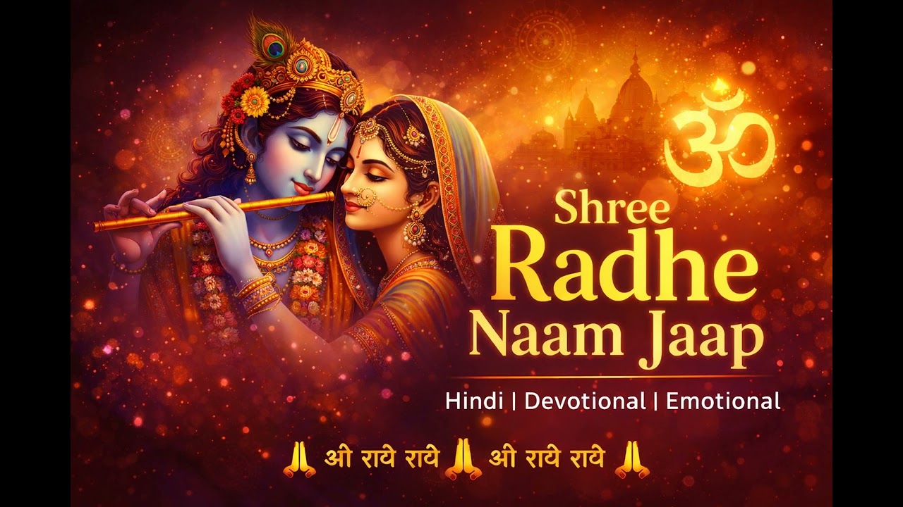 श्री राधा नाम जप | Shree Radha Naam Jaap | Radha Rani Bhajan | Radhe Radhe Chanting
