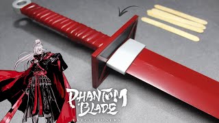 EASY DIY | Making Soul Blade using Popsicle Sticks | Phantom Blade: Executioners - FREE TEMPLATE