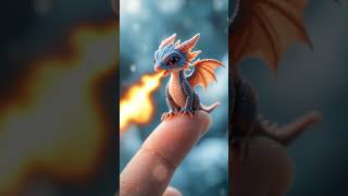 Tiny Dragon Sits On My Finger
