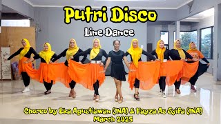 Putri Disco Line Dance - Choreo Eka Agustiawan & Fayza As Syifa - by Dealova Line Dance Kebumen