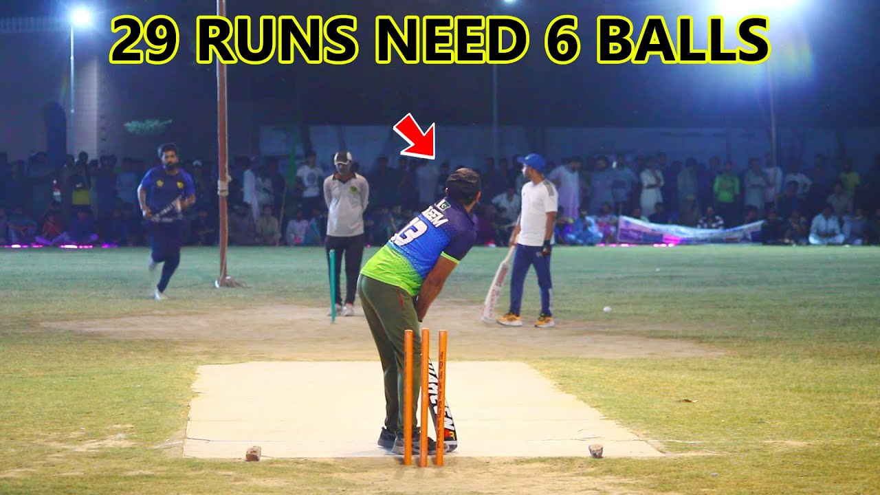 Need 29 Runs From 6 Balls Most Tharling Match in The History of Cricket ...