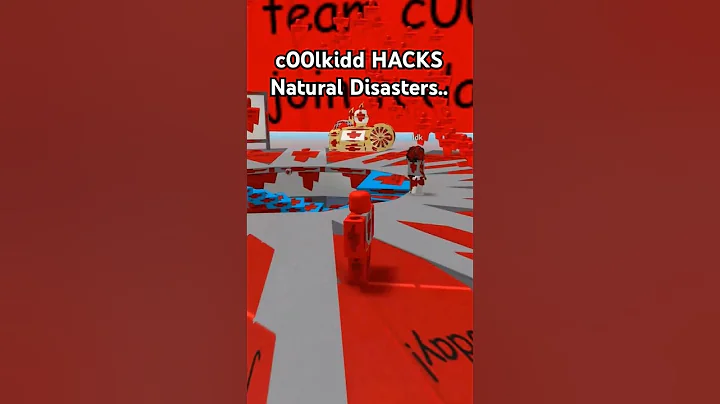 HACKING Natural disaster survival.. #roblox #naturaldisastersurvival #funny #hacker #c00lkidd