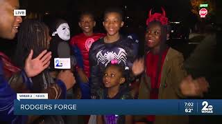 Meteorologist Patrick Pete (aka Dr. Strange) goes trick-or-treating