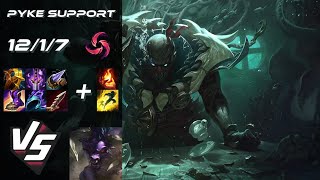 SUPPORT Pyke vs Alistar - NA Grandmaster Patch 14.13