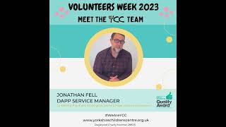 Jonathan Fell - Volunteers Week 2023