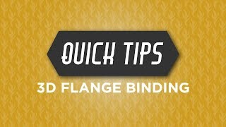 3D Flange Binding Quick Tip by Man Sewing 16,150 views 5 years ago 5 minutes, 31 seconds