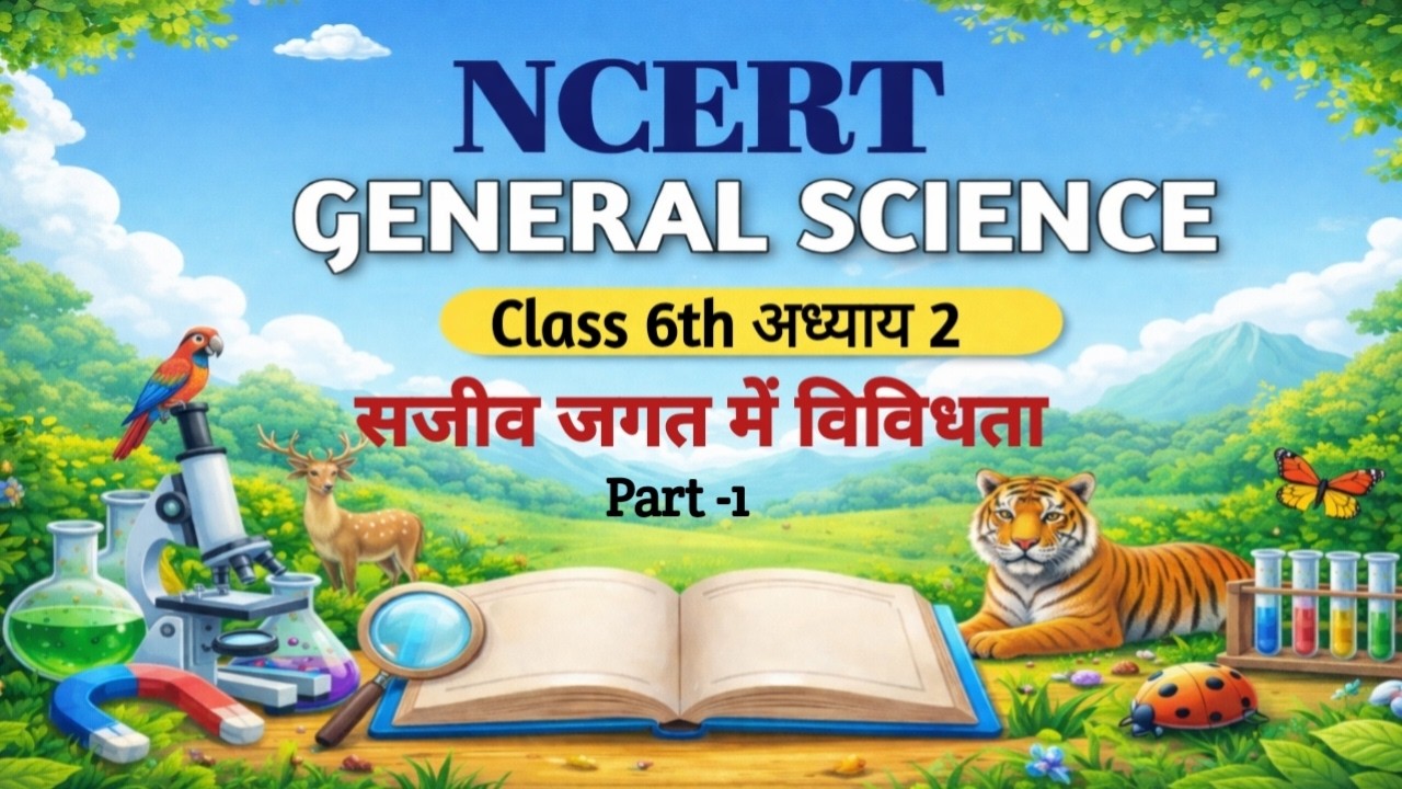 NCERT Class 6th Chapter 2 | सजीव जगत में विविधता | Full Concept Hindi | part 1